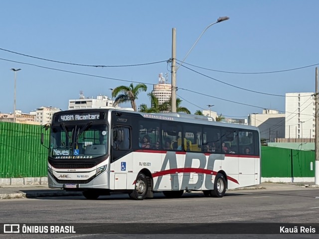 Auto Viação ABC RJ 105.021 na cidade de Niterói, Rio de Janeiro, Brasil, por Kauã Reis. ID da foto: 12089334.
