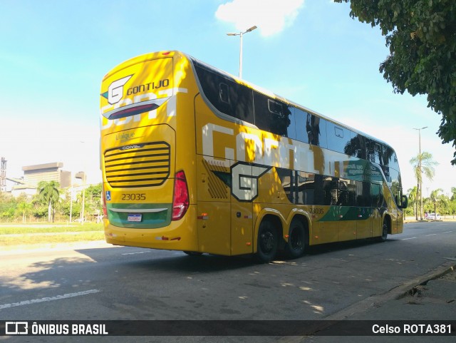 Empresa Gontijo de Transportes 23035 na cidade de Ipatinga, Minas Gerais, Brasil, por Celso ROTA381. ID da foto: 12090768.