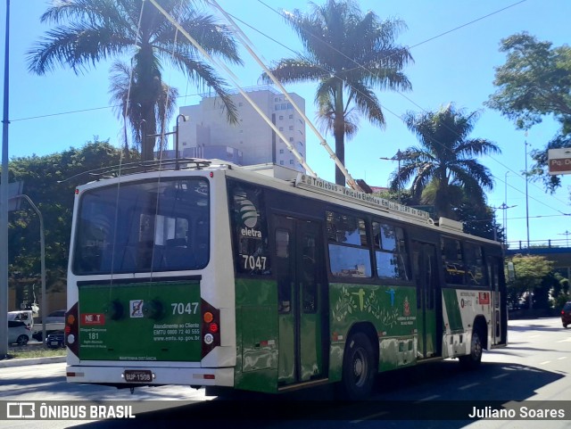 Next Mobilidade - ABC Sistema de Transporte 7047 na cidade de Santo André, São Paulo, Brasil, por Juliano Soares. ID da foto: 12089783.
