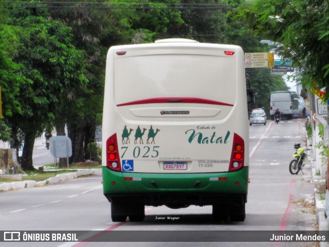 Transportes Cidade do Natal 7 025 na cidade de Natal, Rio Grande do Norte, Brasil, por Junior Mendes. ID da foto: 12090198.