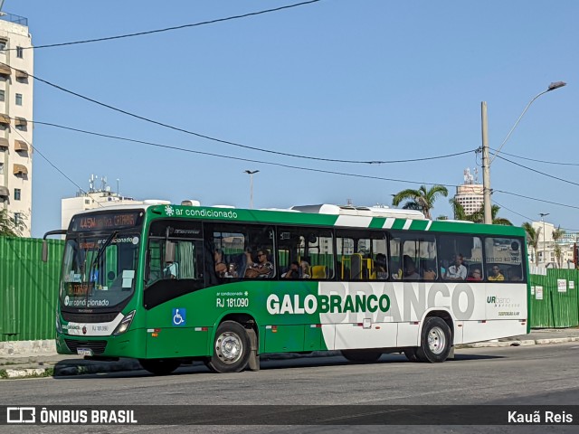 Viação Galo Branco RJ 181.090 na cidade de Niterói, Rio de Janeiro, Brasil, por Kauã Reis. ID da foto: 12089344.
