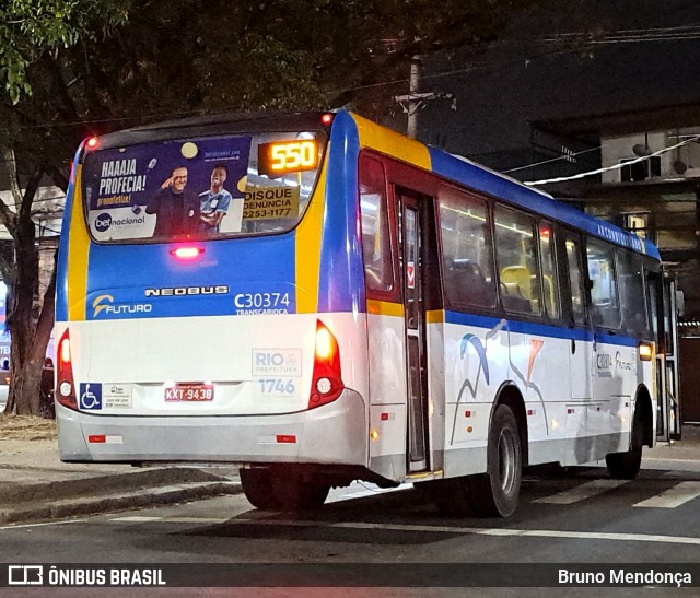 Transportes Futuro C30374 na cidade de Rio de Janeiro, Rio de Janeiro, Brasil, por Bruno Mendonça. ID da foto: 12089231.