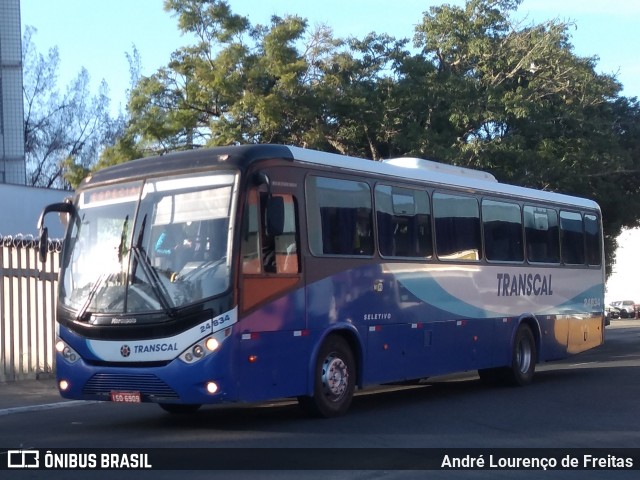 Transcal Sul Transportes Coletivos 24834 na cidade de Porto Alegre, Rio Grande do Sul, Brasil, por André Lourenço de Freitas. ID da foto: 12090368.