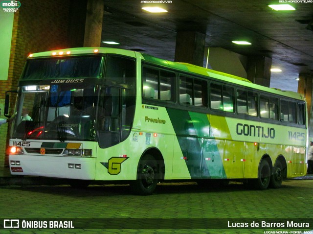 Empresa Gontijo de Transportes 11425 na cidade de Belo Horizonte, Minas Gerais, Brasil, por Lucas de Barros Moura. ID da foto: 12089949.
