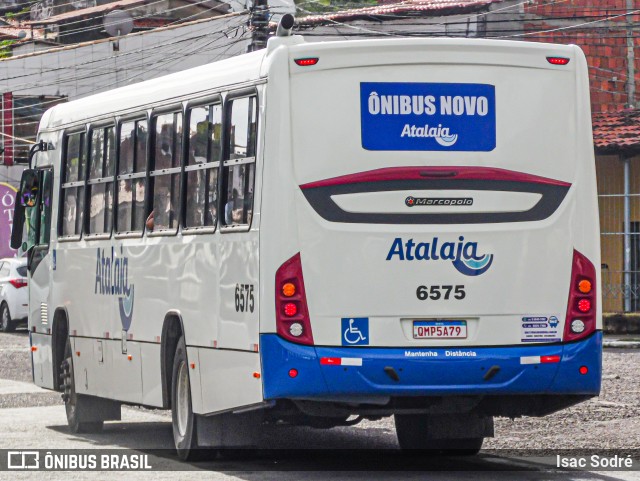 Viação Atalaia Transportes 6575 na cidade de Aracaju, Sergipe, Brasil, por Isac Sodré. ID da foto: 12089952.