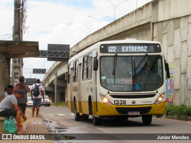 Transportes Guanabara 1338 na cidade de Natal, Rio Grande do Norte, Brasil, por Junior Mendes. ID da foto: 12089948.