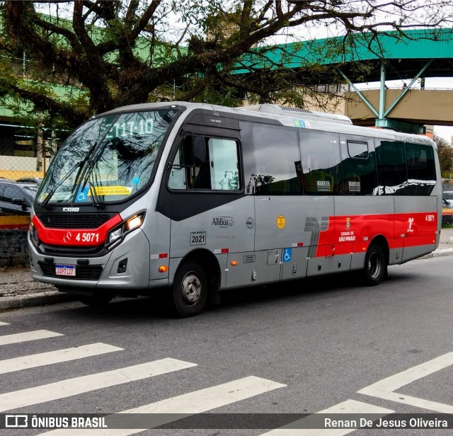Allibus Transportes 4 5071 na cidade de São Paulo, São Paulo, Brasil, por Renan De Jesus Oliveira. ID da foto: 12089362.