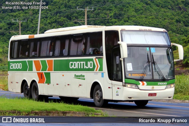 Empresa Gontijo de Transportes 21000 na cidade de Viana, Espírito Santo, Brasil, por Ricardo  Knupp Franco. ID da foto: 12090632.