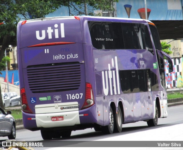 UTIL - União Transporte Interestadual de Luxo 11607 na cidade de Rio de Janeiro, Rio de Janeiro, Brasil, por Valter Silva. ID da foto: 12089772.