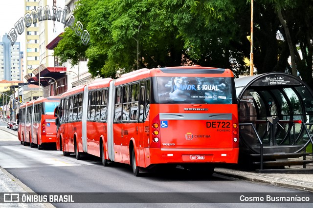 Cristo Rei > CCD Transporte Coletivo > SPE Via Mobilidade S/A DE722 na cidade de Curitiba, Paraná, Brasil, por Cosme Busmaníaco. ID da foto: 12089649.