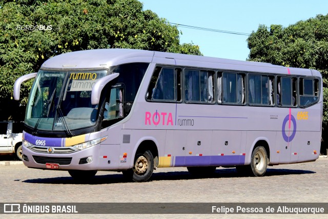 Rota Transportes Rodoviários 6965 na cidade de Vitória da Conquista, Bahia, Brasil, por Felipe Pessoa de Albuquerque. ID da foto: 12089831.