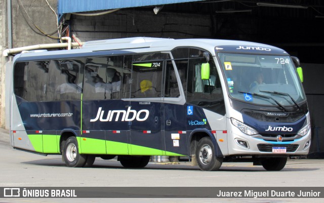 Jumbo Turismo 724 na cidade de São Paulo, São Paulo, Brasil, por Juarez Miguel Duarte Junior. ID da foto: 12090790.
