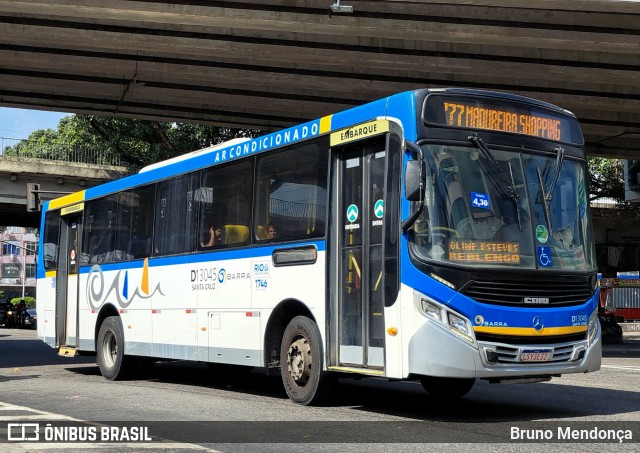 Transportes Barra D13045 na cidade de Rio de Janeiro, Rio de Janeiro, Brasil, por Bruno Mendonça. ID da foto: 12089197.