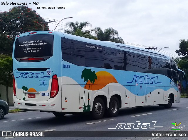 Transportadora Turística Natal 1800 na cidade de Belo Horizonte, Minas Gerais, Brasil, por Valter Francisco. ID da foto: 12089672.