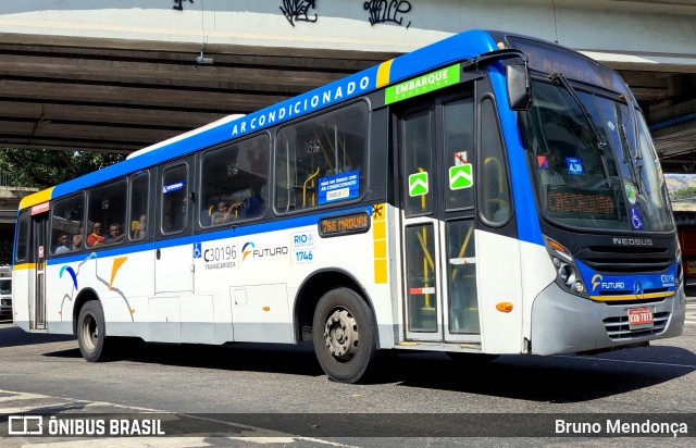 Transportes Futuro C30196 na cidade de Rio de Janeiro, Rio de Janeiro, Brasil, por Bruno Mendonça. ID da foto: 12089211.