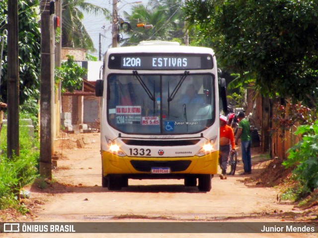 Transportes Guanabara 1332 na cidade de Extremoz, Rio Grande do Norte, Brasil, por Junior Mendes. ID da foto: 12089868.