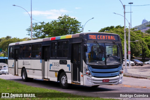 Real Auto Ônibus C41430 na cidade de Rio de Janeiro, Rio de Janeiro, Brasil, por Rodrigo Coimbra. ID da foto: 12089471.