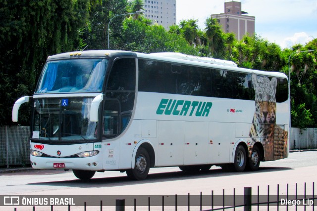 Eucatur - Empresa União Cascavel de Transportes e Turismo 4419 na cidade de Curitiba, Paraná, Brasil, por Diego Lip. ID da foto: 12089943.