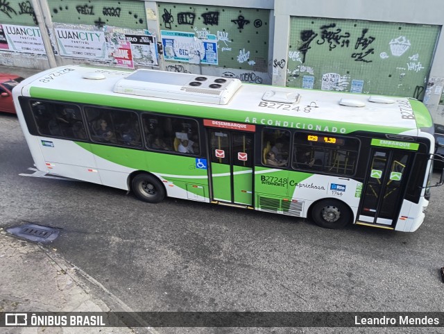 Caprichosa Auto Ônibus B27248 na cidade de Rio de Janeiro, Rio de Janeiro, Brasil, por Leandro Mendes. ID da foto: 12089330.