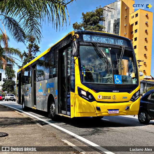 City Transporte Urbano Intermodal Sorocaba 2600 na cidade de Sorocaba, São Paulo, Brasil, por Luciano Alex. ID da foto: 12091252.