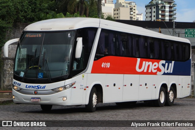 Unesul de Transportes 4110 na cidade de Caxias do Sul, Rio Grande do Sul, Brasil, por Alyson Frank Ehlert Ferreira. ID da foto: 12090680.