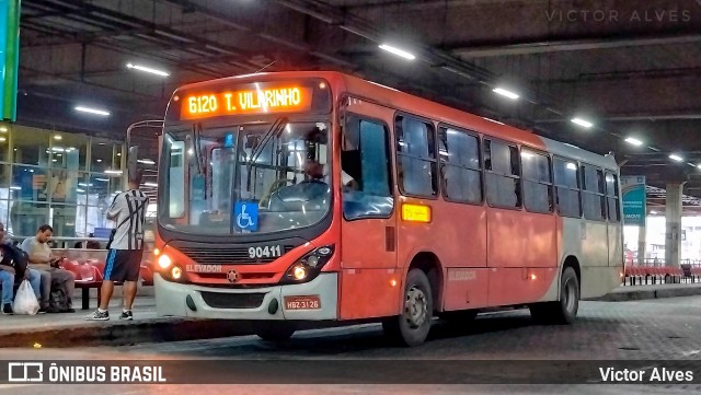 Companhia Coordenadas de Transportes 90411 na cidade de Belo Horizonte, Minas Gerais, Brasil, por Victor Alves. ID da foto: 12089160.