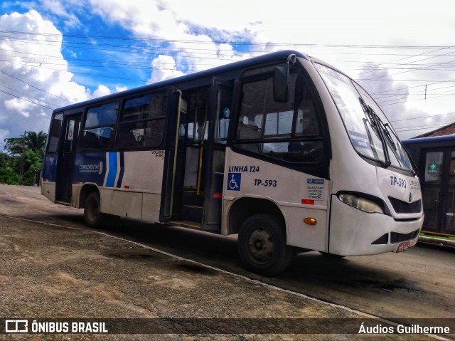 Transporte Complementar de Jaboatão dos Guararapes TP-593 na cidade de Jaboatão dos Guararapes, Pernambuco, Brasil, por Áudios Guilherme. ID da foto: 12089188.