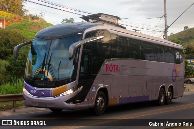 Rota Transportes Rodoviários 9145 na cidade de Caratinga, Minas Gerais, Brasil, por Gabriel Ângelo Reis. ID da foto: 12091239.
