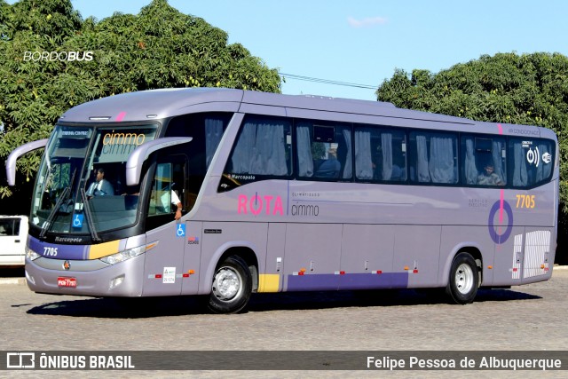 Rota Transportes Rodoviários 7705 na cidade de Vitória da Conquista, Bahia, Brasil, por Felipe Pessoa de Albuquerque. ID da foto: 12089813.