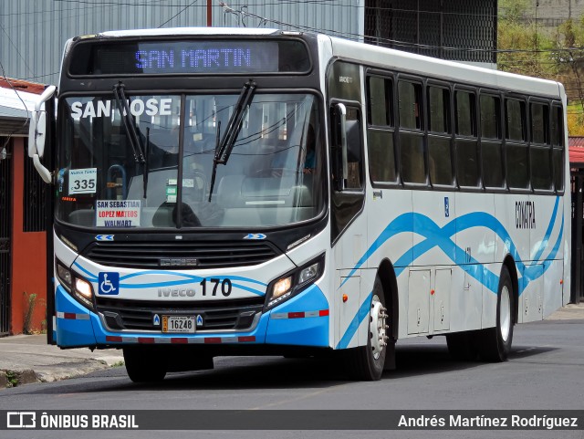 Conatra - Corporacion Nacional de Transporte 170 na cidade de San Sebastián, San José, San José, Costa Rica, por Andrés Martínez Rodríguez. ID da foto: 12089086.