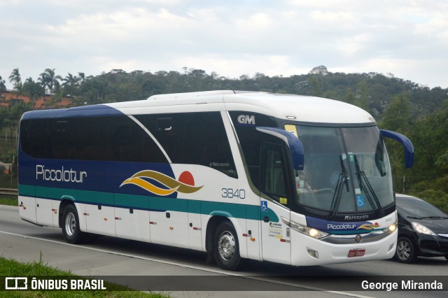 Piccolotur Transportes Turísticos 3840 na cidade de Santa Isabel, São Paulo, Brasil, por George Miranda. ID da foto: 12090357.