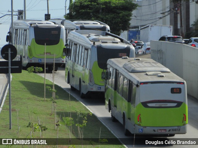 Milênio Transportes 10813 na cidade de Belo Horizonte, Minas Gerais, Brasil, por Douglas Célio Brandao. ID da foto: 12090242.