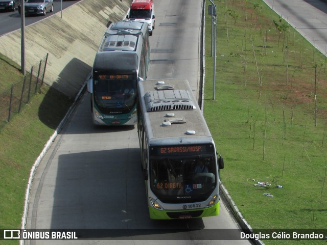 Milênio Transportes 10832 na cidade de Belo Horizonte, Minas Gerais, Brasil, por Douglas Célio Brandao. ID da foto: 12090246.