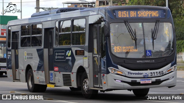 Auto Omnibus Nova Suissa 31148 na cidade de Belo Horizonte, Minas Gerais, Brasil, por Jean Lucas Felix. ID da foto: 12090355.