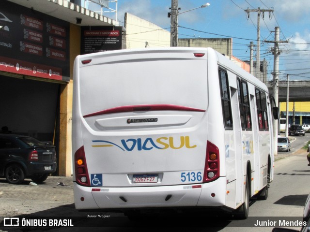 Via Sul TransFlor 5136 na cidade de Natal, Rio Grande do Norte, Brasil, por Junior Mendes. ID da foto: 12090064.