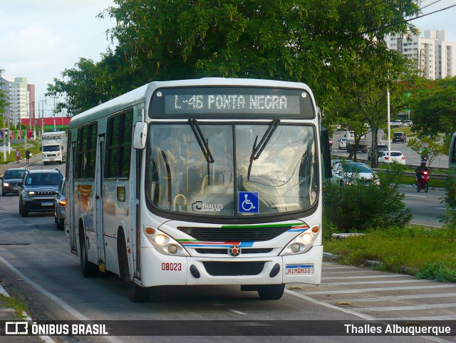 Transnacional Transportes Urbanos 08023 na cidade de Natal, Rio Grande do Norte, Brasil, por Thalles Albuquerque. ID da foto: 12090703.