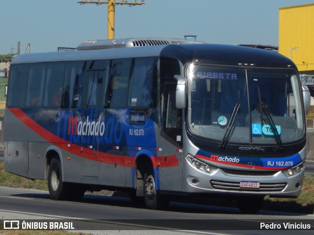 Transportes Machado RJ 162.070 na cidade de Duque de Caxias, Rio de Janeiro, Brasil, por Pedro Vinicius. ID da foto: 12089315.