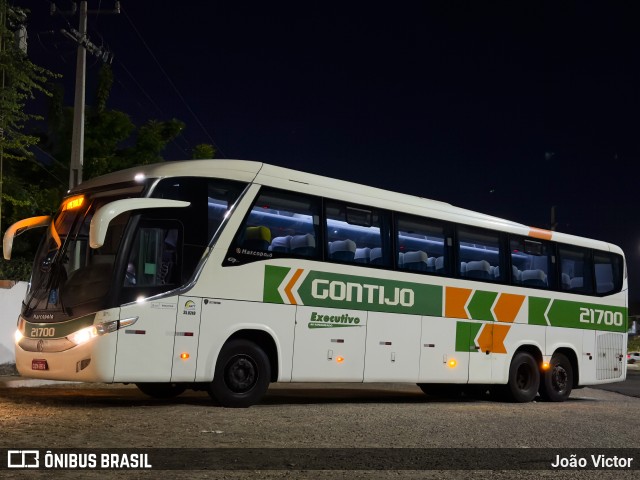 Empresa Gontijo de Transportes 21700 na cidade de Teresina, Piauí, Brasil, por João Victor. ID da foto: 12091163.