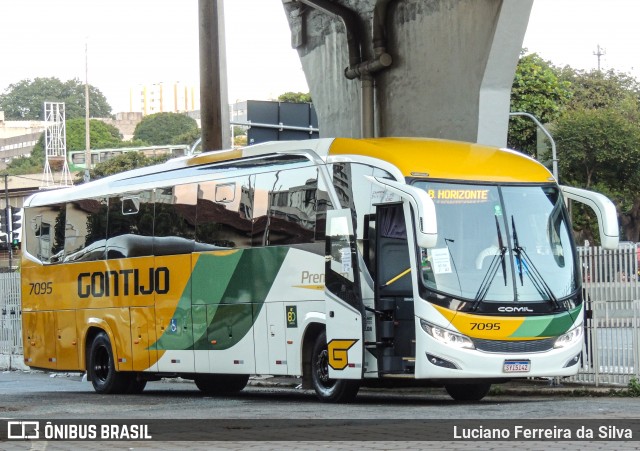 Empresa Gontijo de Transportes 7095 na cidade de Belo Horizonte, Minas Gerais, Brasil, por Luciano Ferreira da Silva. ID da foto: 12090374.