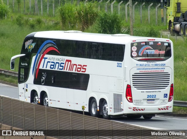 Auto Viação TransMinas 2022 na cidade de Aparecida, São Paulo, Brasil, por Welison Oliveira. ID da foto: 12091063.