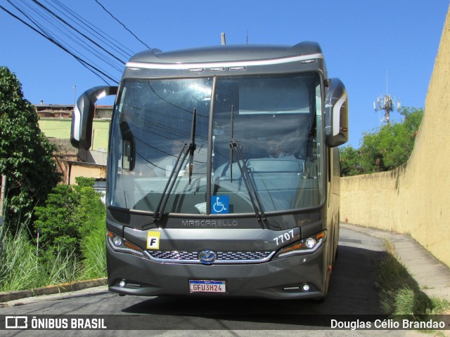 Tritur Turismo 7707 na cidade de Belo Horizonte, Minas Gerais, Brasil, por Douglas Célio Brandao. ID da foto: 12090566.