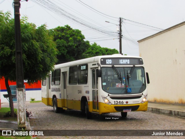Transportes Guanabara 1346 na cidade de Extremoz, Rio Grande do Norte, Brasil, por Junior Mendes. ID da foto: 12090306.