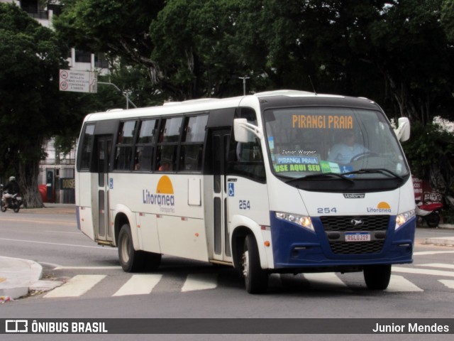 Litorânea Transportes 254 na cidade de Natal, Rio Grande do Norte, Brasil, por Junior Mendes. ID da foto: 12090240.