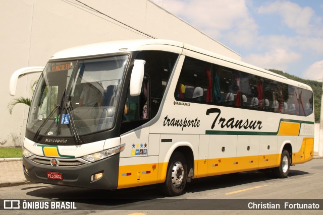 Transur - Transporte Rodoviário Mansur 6580 na cidade de Juiz de Fora, Minas Gerais, Brasil, por Christian  Fortunato. ID da foto: 12089352.