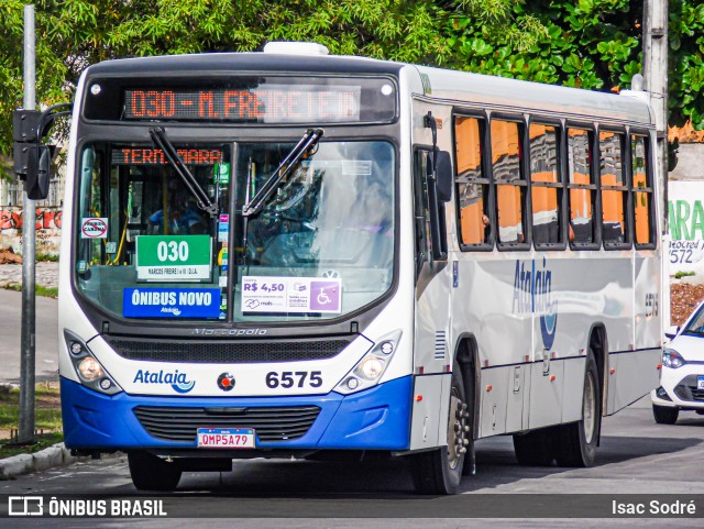 Viação Atalaia Transportes 6575 na cidade de Aracaju, Sergipe, Brasil, por Isac Sodré. ID da foto: 12089946.