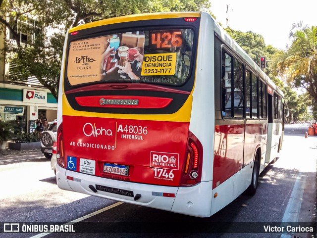 Auto Viação Alpha A48036 na cidade de Rio de Janeiro, Rio de Janeiro, Brasil, por Victor Carioca. ID da foto: 12091185.