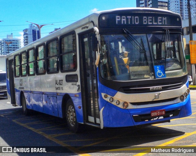 Auto Viação Monte Cristo AL-027 na cidade de Belém, Pará, Brasil, por Matheus Rodrigues. ID da foto: 12089345.