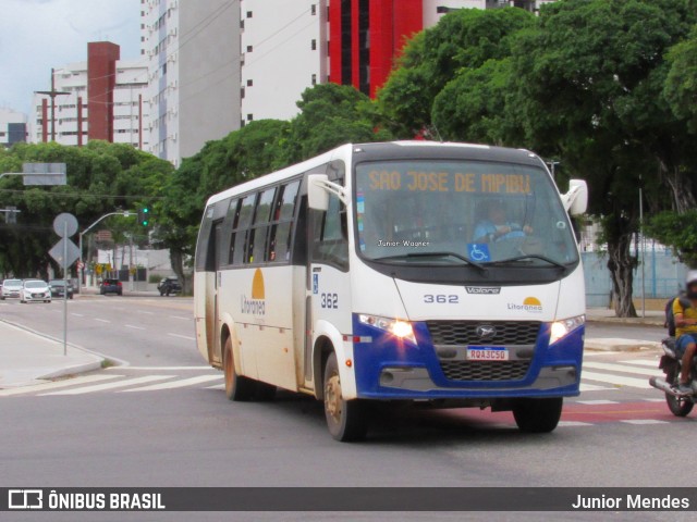 Litorânea Transportes 362 na cidade de Natal, Rio Grande do Norte, Brasil, por Junior Mendes. ID da foto: 12090280.