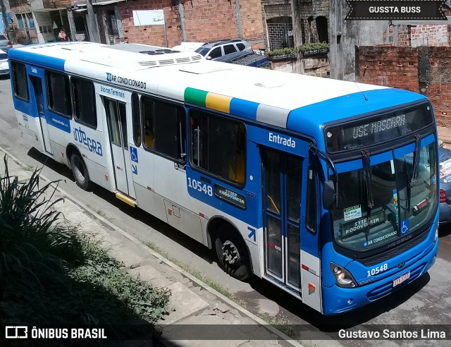 Concessionária Salvador Norte - CSN Transportes 10548 na cidade de Salvador, Bahia, Brasil, por Gustavo Santos Lima. ID da foto: 12090417.