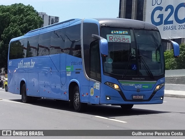 UTIL - União Transporte Interestadual de Luxo 9017 na cidade de Rio de Janeiro, Rio de Janeiro, Brasil, por Guilherme Pereira Costa. ID da foto: 12091199.